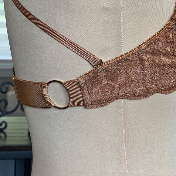 NWT $88 HAH Free People 2-Timer Bra 30-38C fits 30C 32C 34C 36C 38C Brown Sugar - Picture 11 of 16